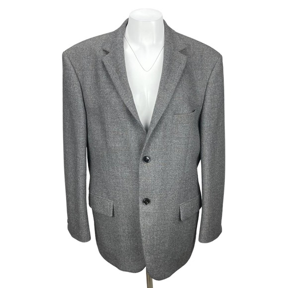 Hugo Boss Other - BOSS Hugo Boss Vintage Bertolucci Mens Wool Blazer Jacket Sz 52C Checkered